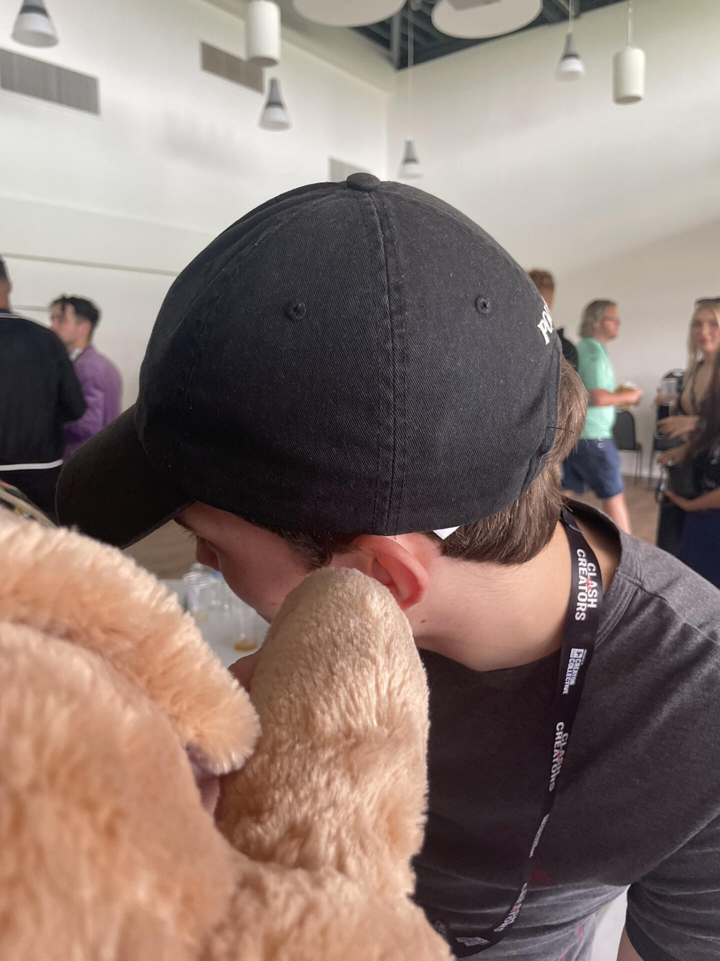 jack manifold wearing a set of cat ears